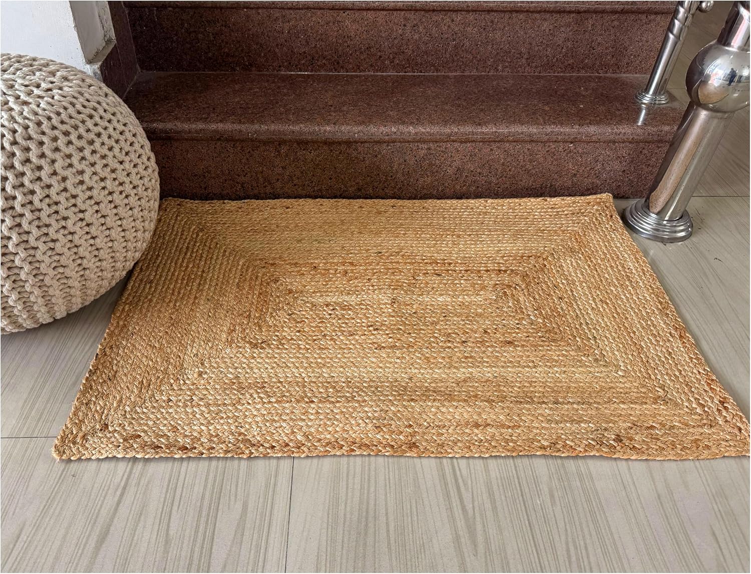Savi Home Hand Woven Jute Braided Rug 2x3