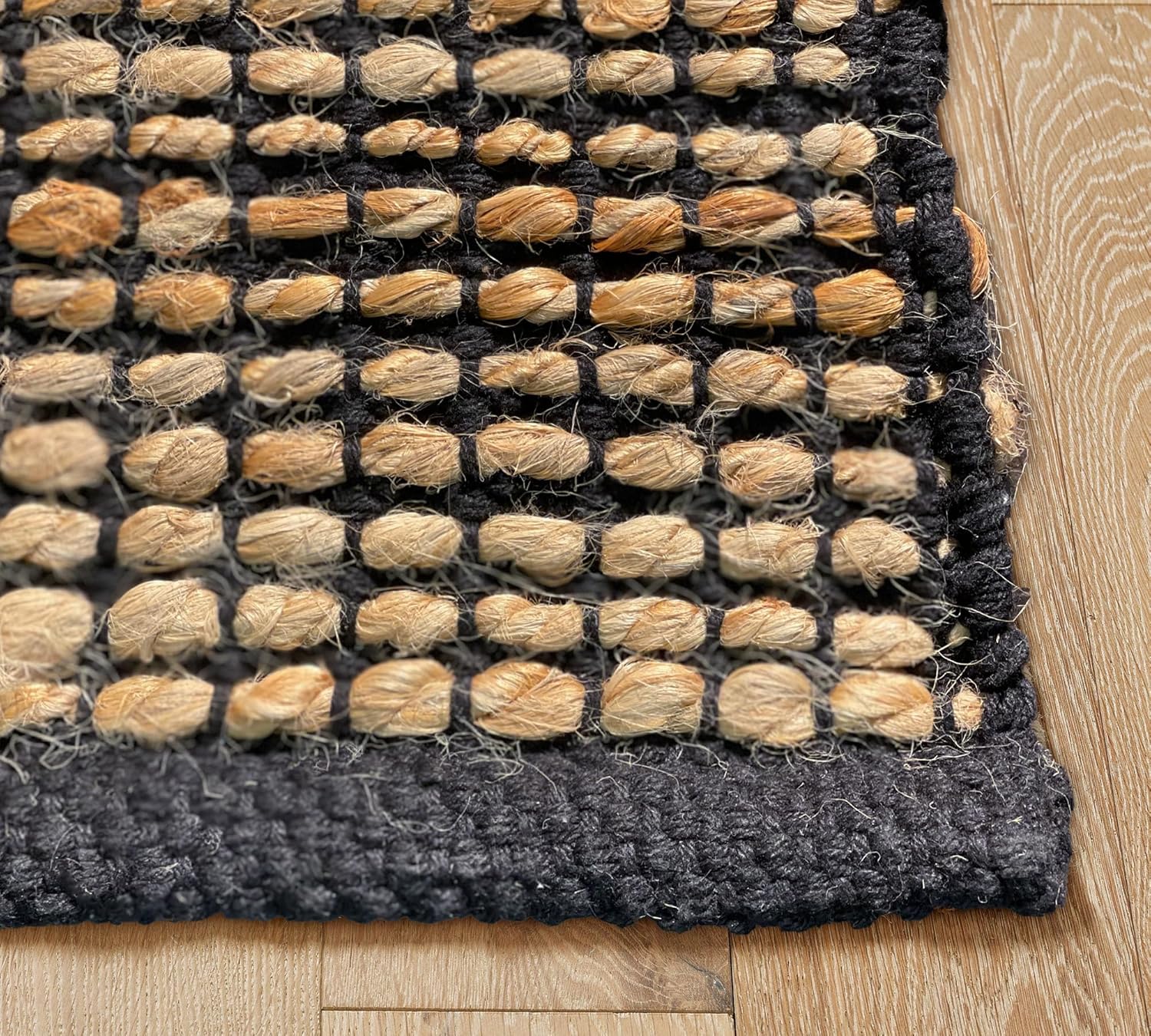 Chardin Home 2x3 Jute Cotton Woven Rug