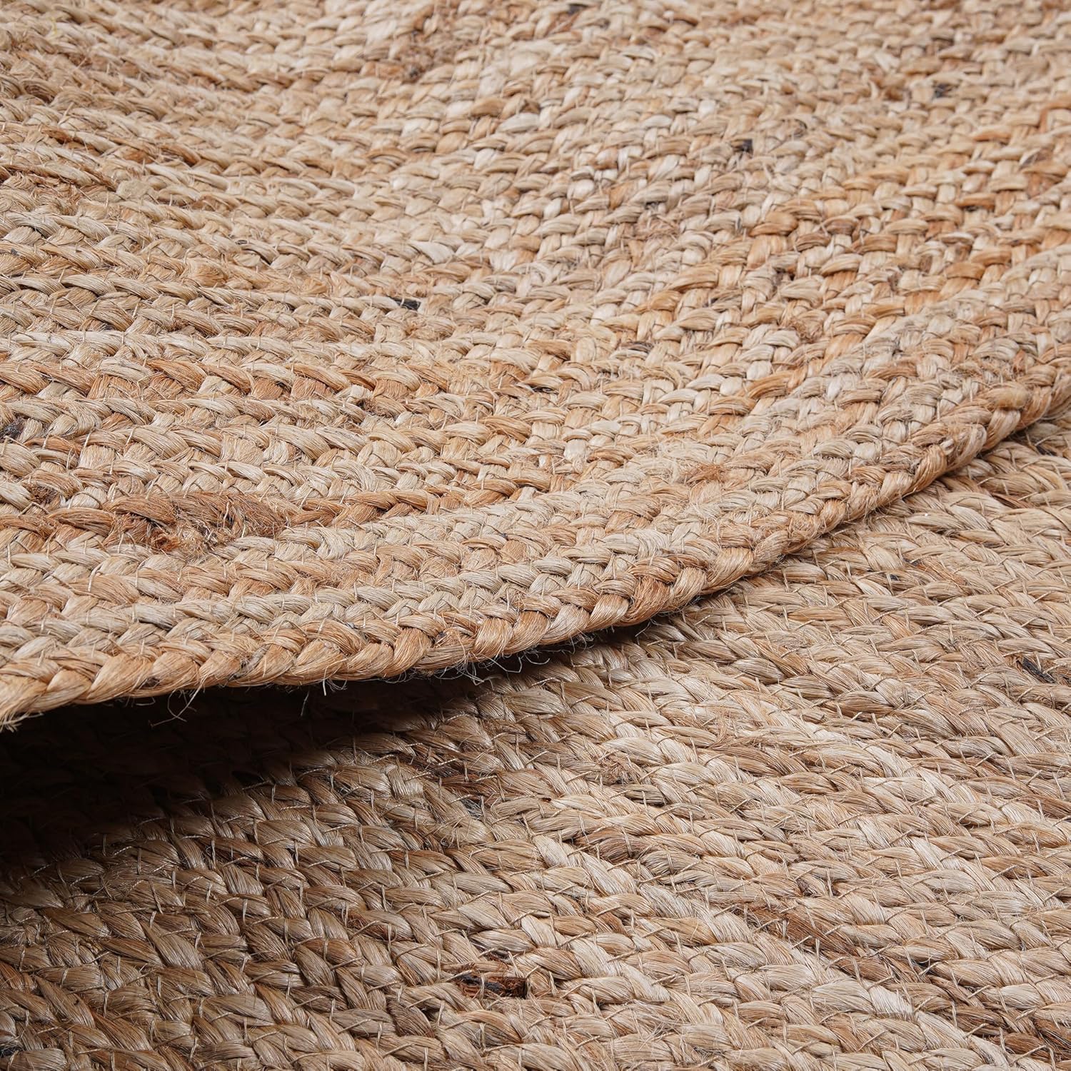 Craft Trade Hand Woven Jute Area Rug 3x5 Feet Rectangle