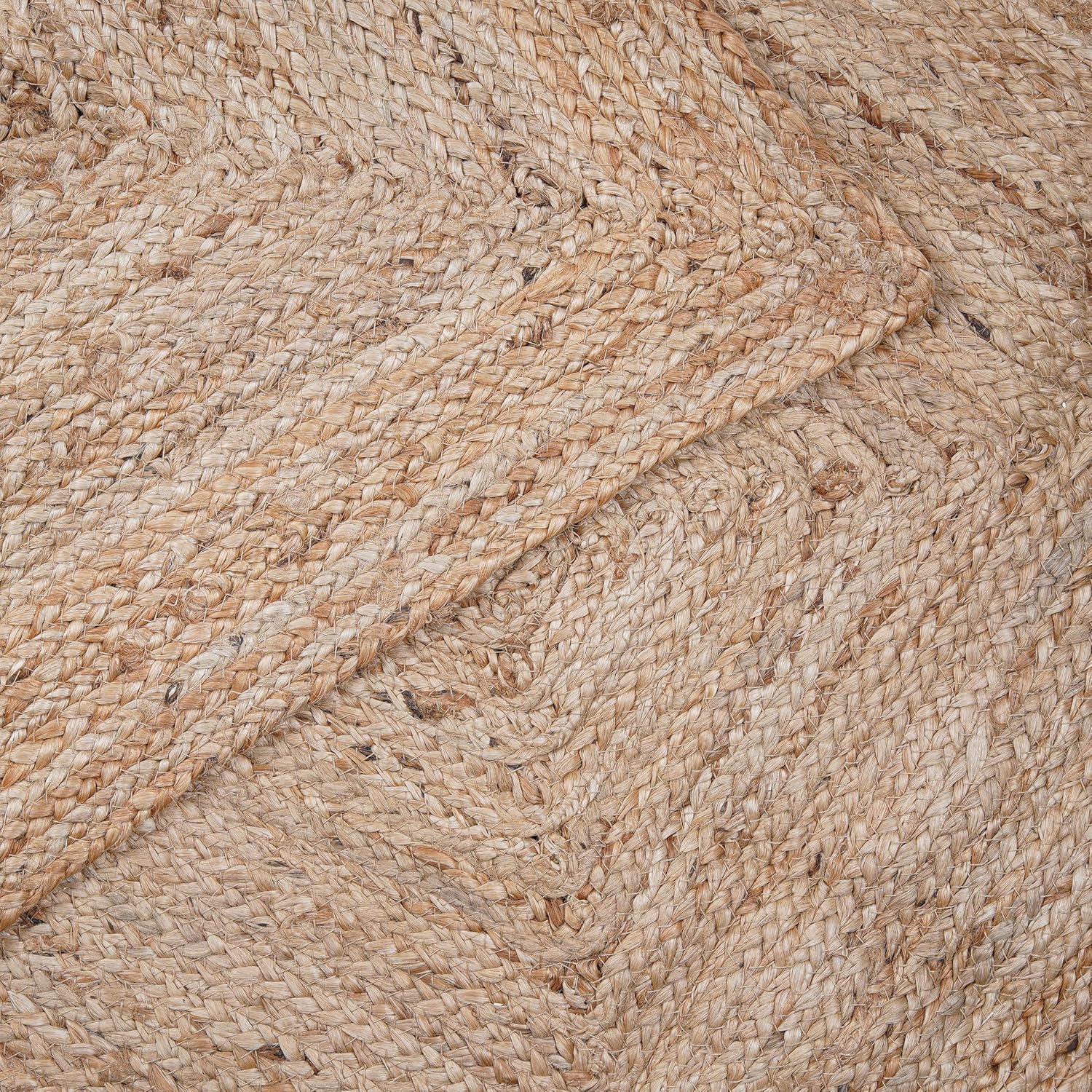 Craft Trade Hand Woven Jute Area Rug 3x5 Feet Rectangle