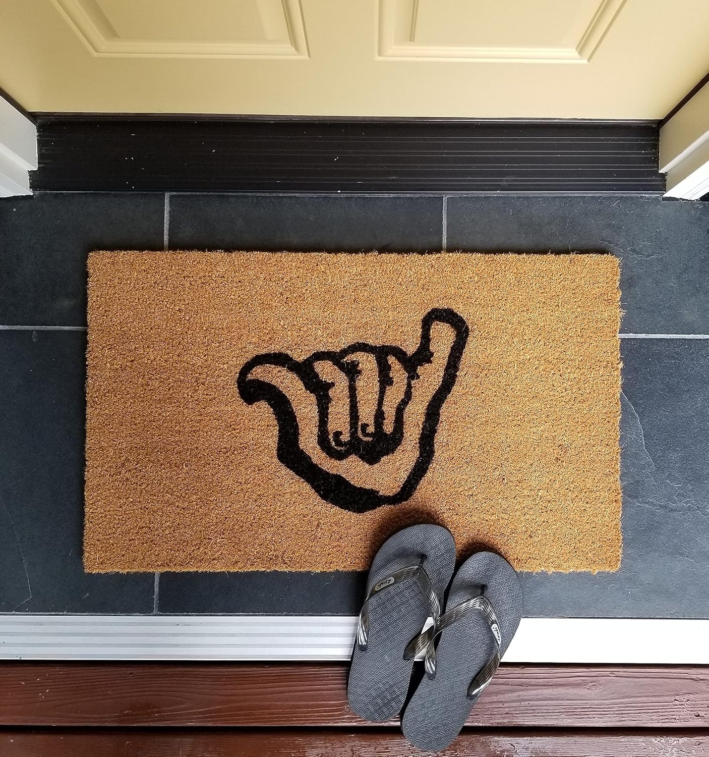 Shaka Welcome Mat 18x30 Inches Durable Door Mat